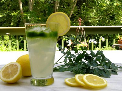 cucumber parsley ginger lemon detox