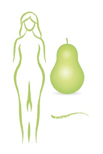 apple vs pear shaped body healthiest body shape