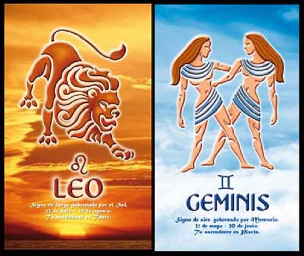 11. Leo and Gemini.