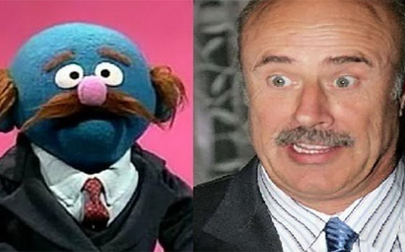 Dr. Phil, a TV personality, strikes a close resemblance to Mr. Johnson. 